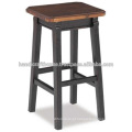 Industrial Vintage Metal Wood Top High Bar Stool